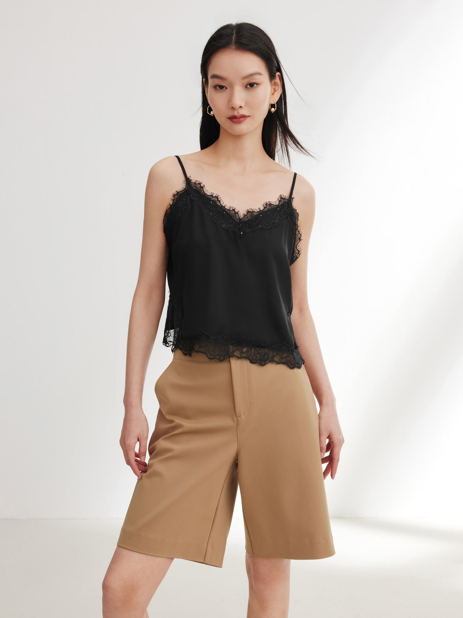 Lace Camisole | Black