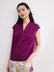 Sleeveless Top | Purple