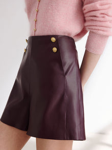 Casual Shorts | Wine Red