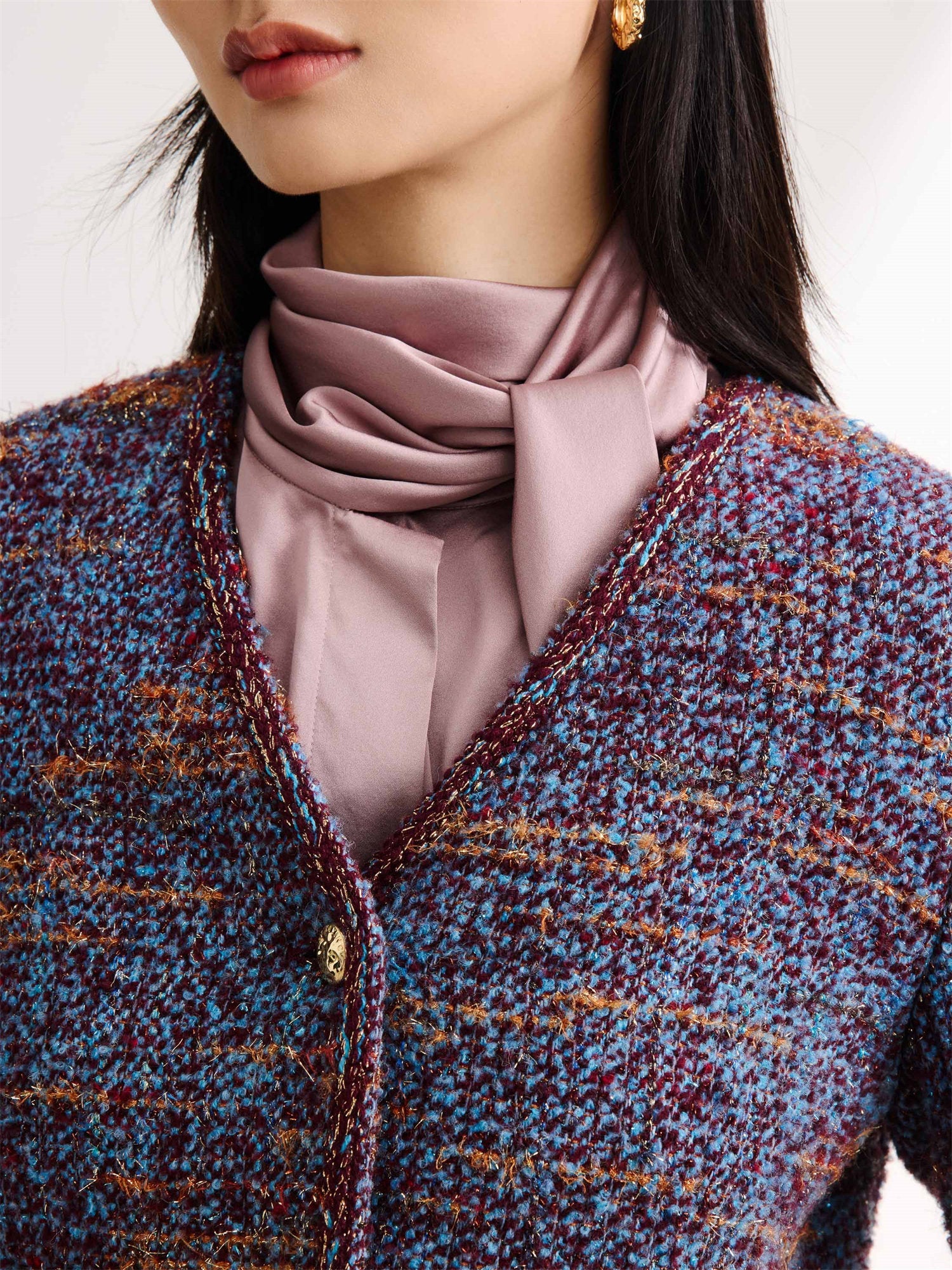Boucle Coat | Blue