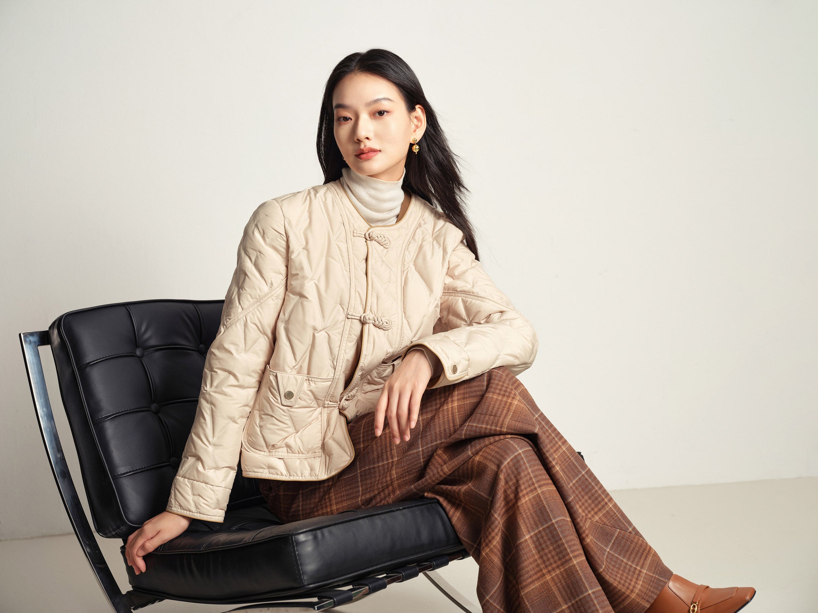 Knit Cardigan | Beige
