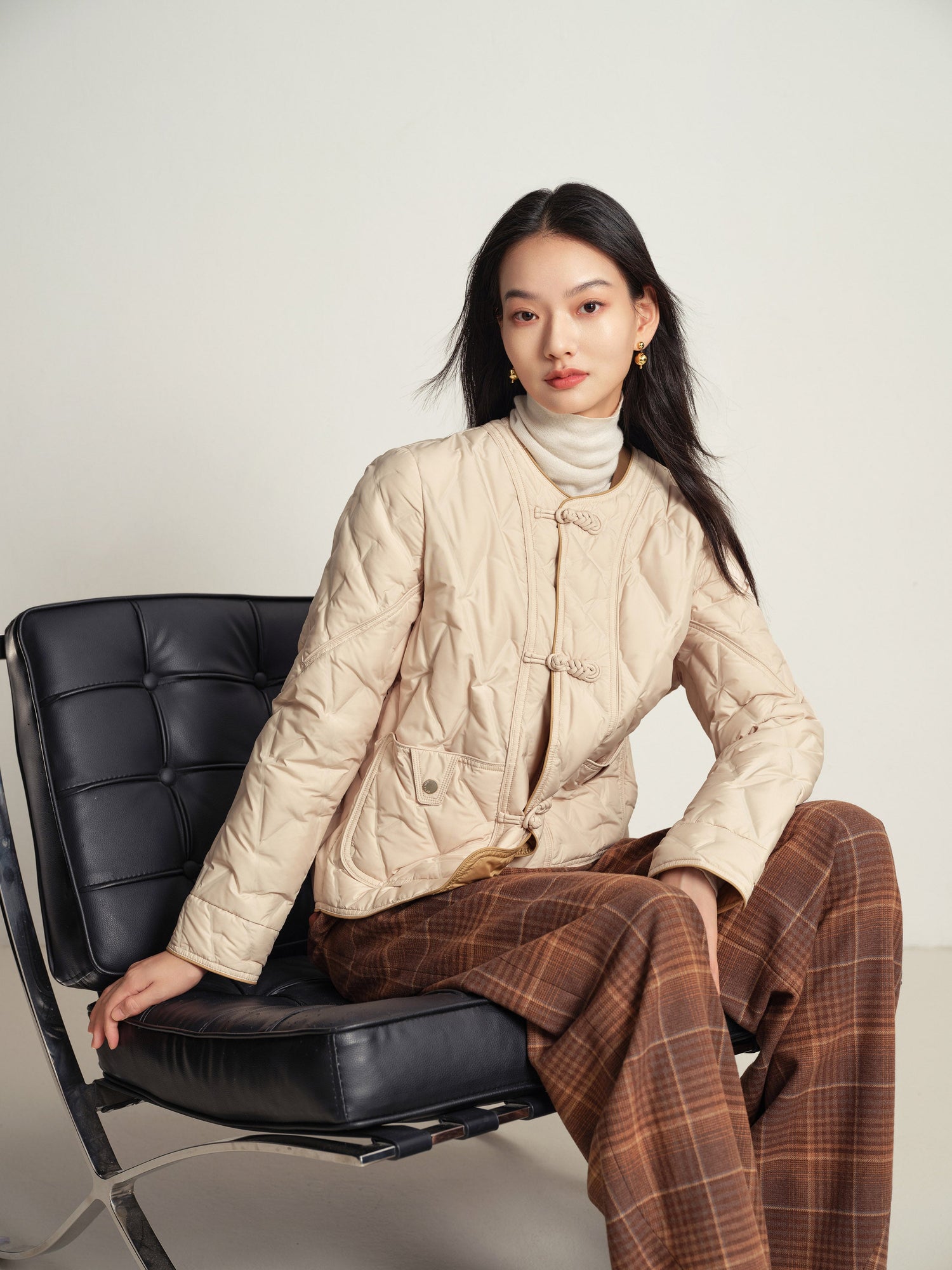 Knit Cardigan | Beige