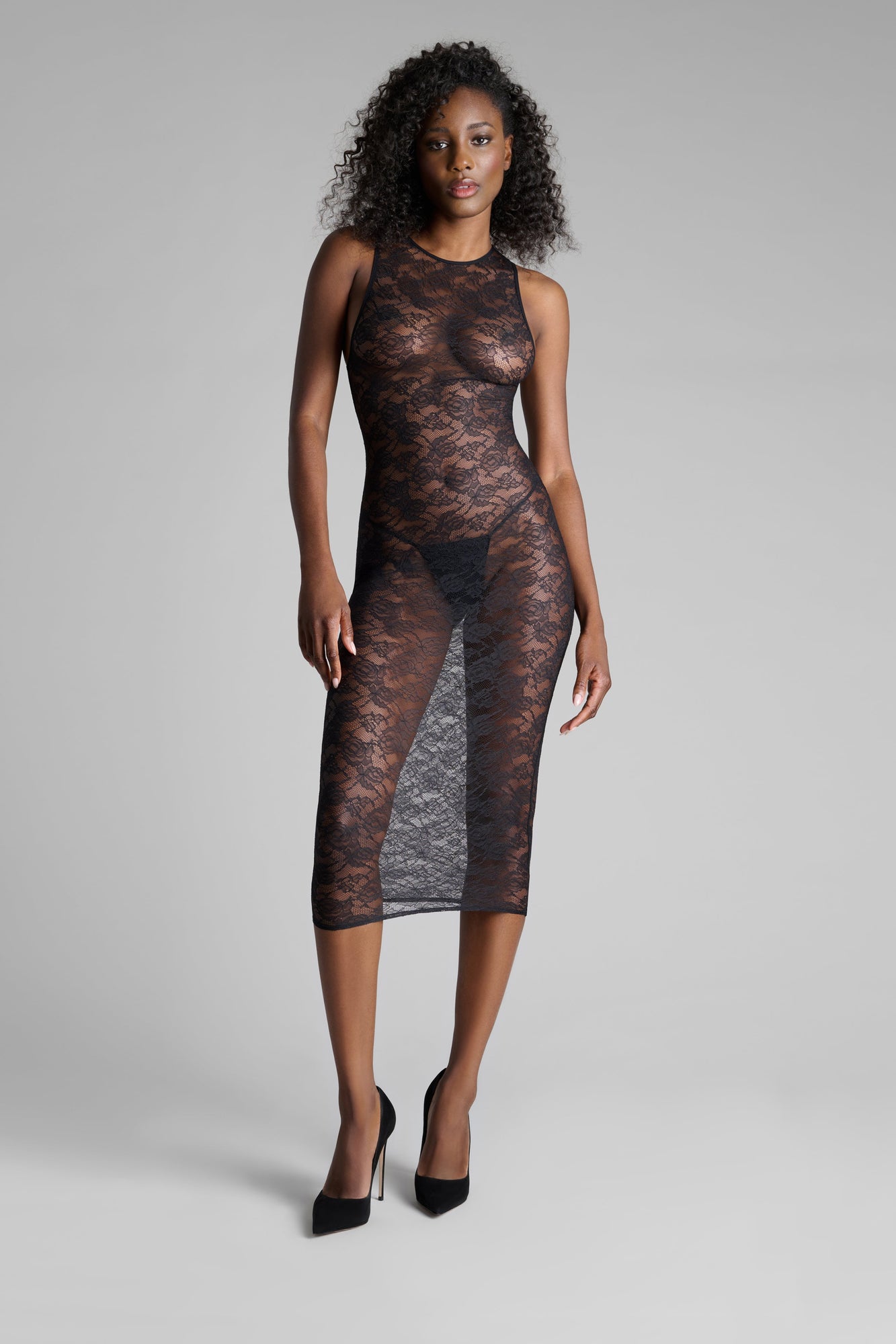 Midi Dress - Flashback | Black
