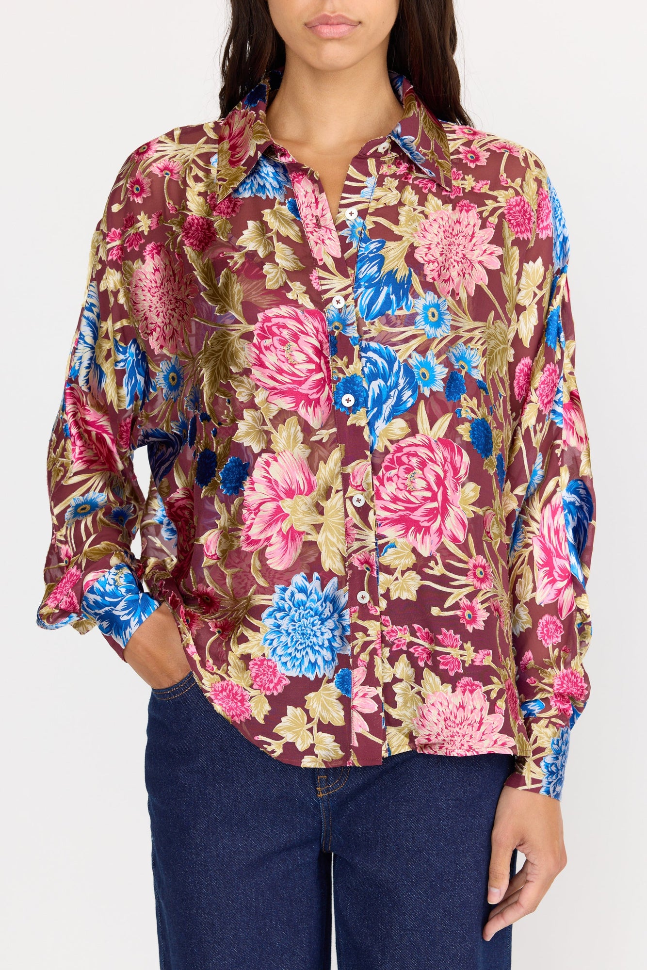 Rosario Top | Carmine Floral