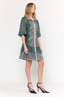 Emi Dress | Reseda Paisley