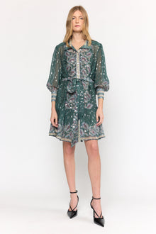 Emi Dress | Reseda Paisley