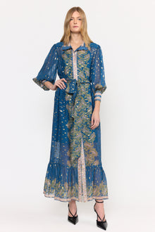 Agatha Dress | Prussian Paisley