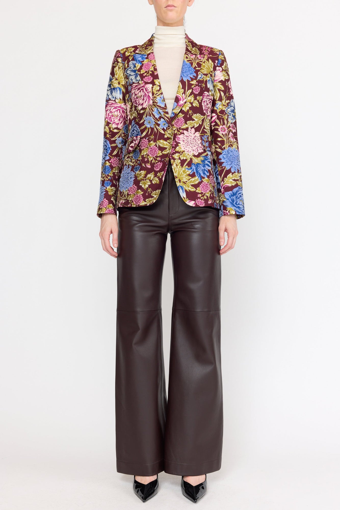 Soraya Blazer | Carmine Floral