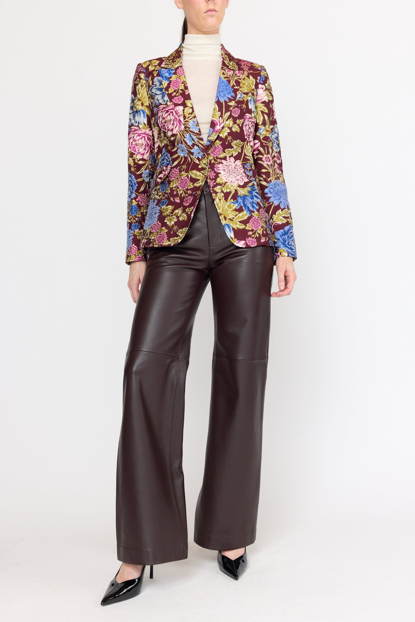 Soraya Blazer | Carmine Floral