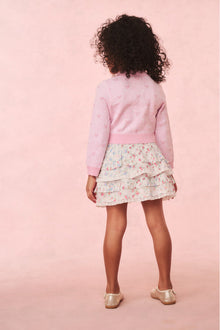 Girls Steran Cotton Heart Cardigan | Heart Rush Pink