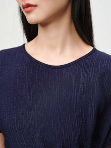 Silk Dress | Navy