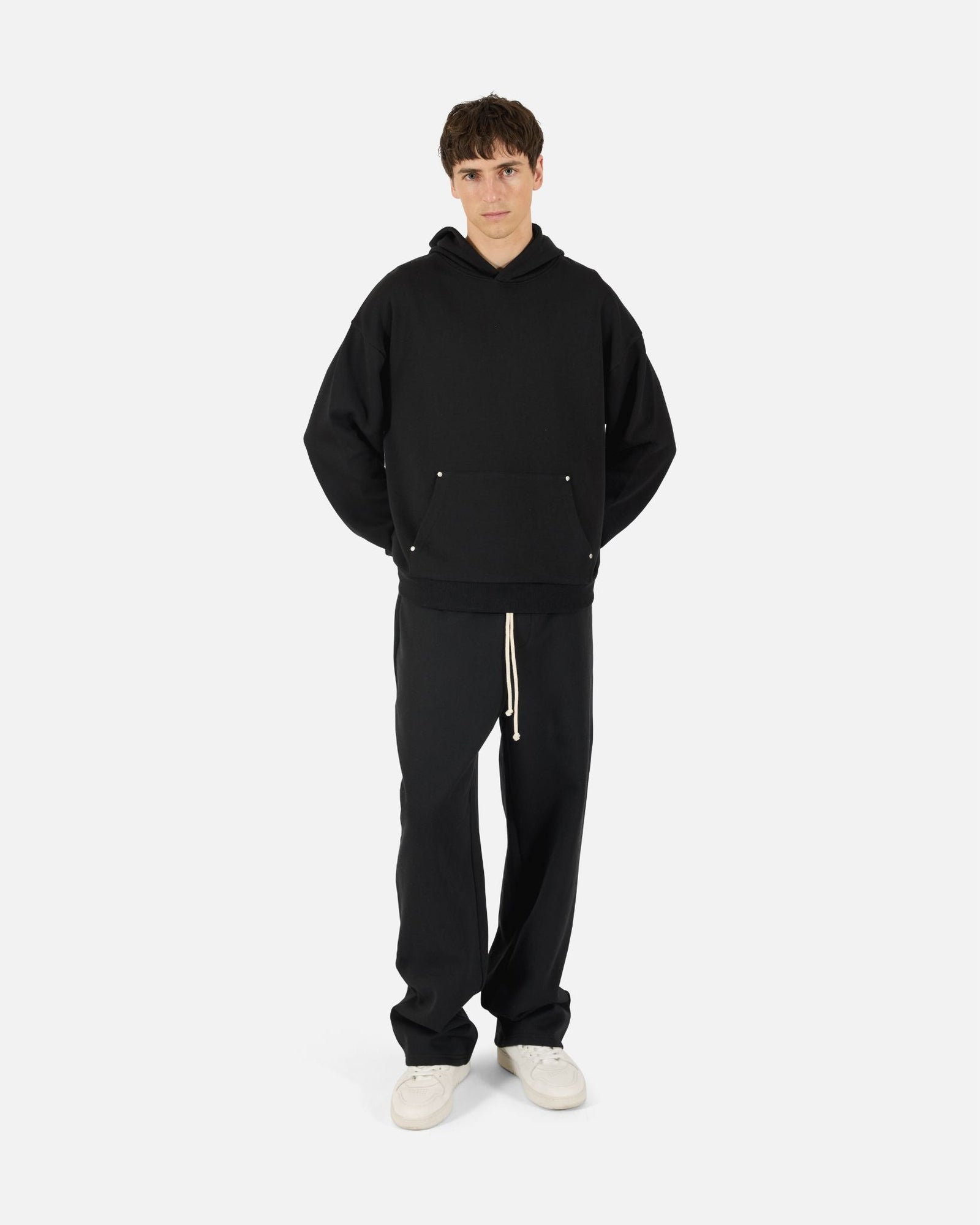 Rivet Hoodie | Black (V1)