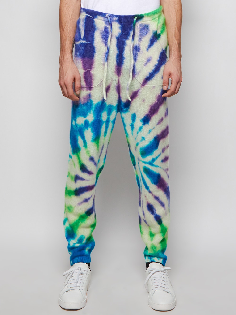 The Elder Statesman | Mordechai Swirl Cashmere Sweatpants