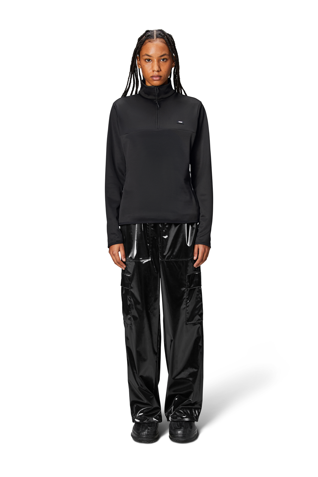 Womens | Sintra Fleece Curve Half Zip | Black