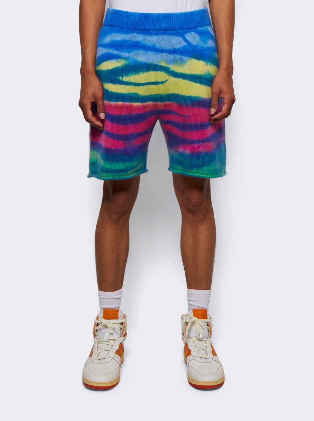 Men | The Elder Statesman | Frank Stripe Short | Multicolor