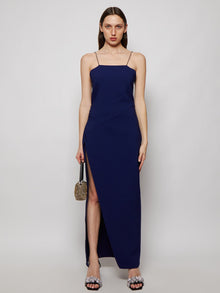 Women | The Attico | Fujiko Midi Dress | Navy Blue
