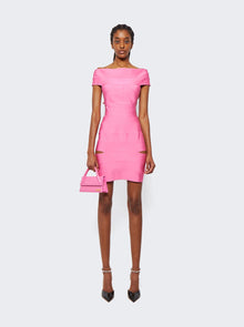 Women | Alexandre Vauthier | Knit Mini Dress | Bubblegum Pink