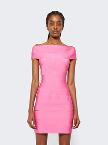 Women | Alexandre Vauthier | Knit Mini Dress | Bubblegum Pink