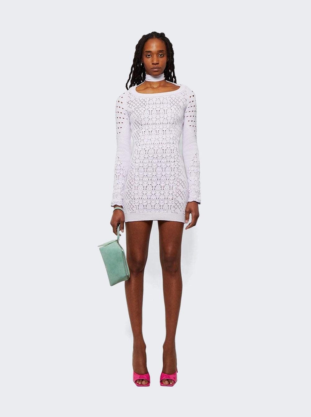 Women | The Attico | Taylor Mini Dress | Lilac