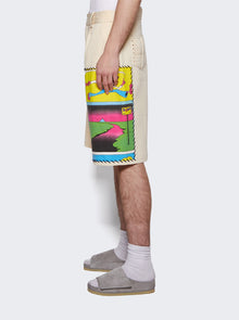 Men | The Elder Statesman | Ripple Pleat Virot Short | Ivory