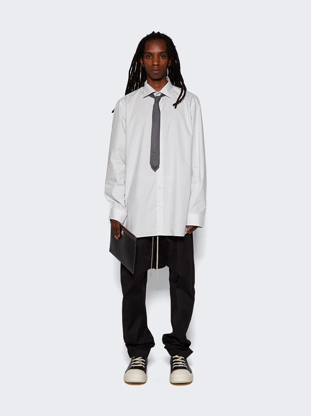 Men | Raf Simons X Philippe Vandenberg | Big Fit Shirt With Grand Amour Print | Pearl
