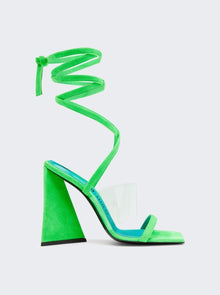 Women | The Attico | Isa Sandal 115mm | Fluorescent Green