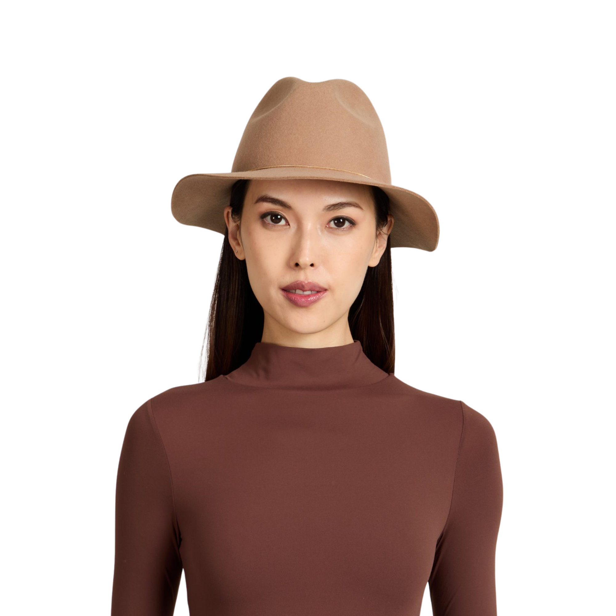 Sandy Wool Felt Fedora | Black