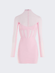 Women | Mugler | Corset Illusion Dress | Pink