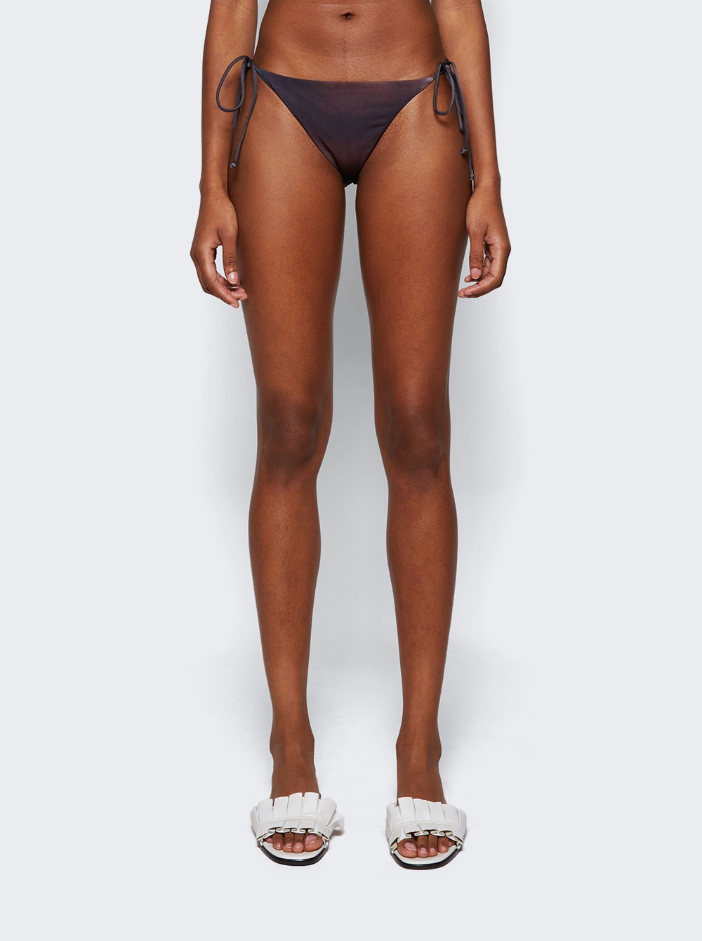 Women | Jean Paul Gaultier | Printed Corps Bikini Dark Nude | Brown
