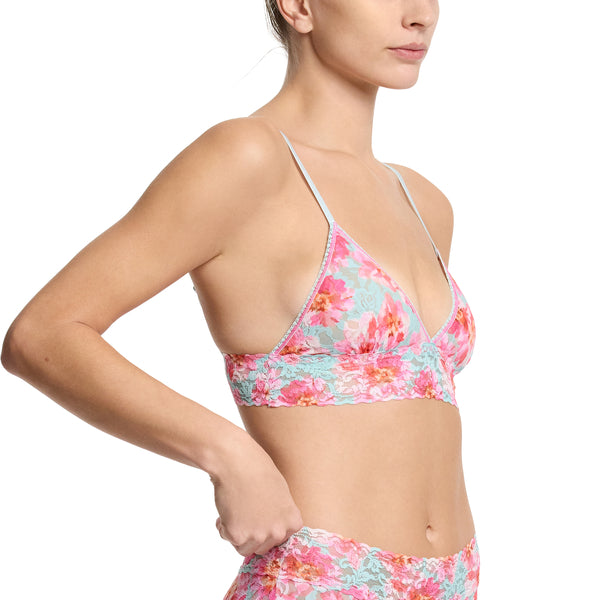 Signature Lace Padded Bralette | First Bloom (Blue)