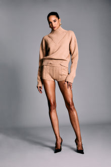 Womens | Dessa Chunky Knit Sweater | Tan