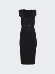 Women | Christopher Esber | Bracket Knit Dress | Black
