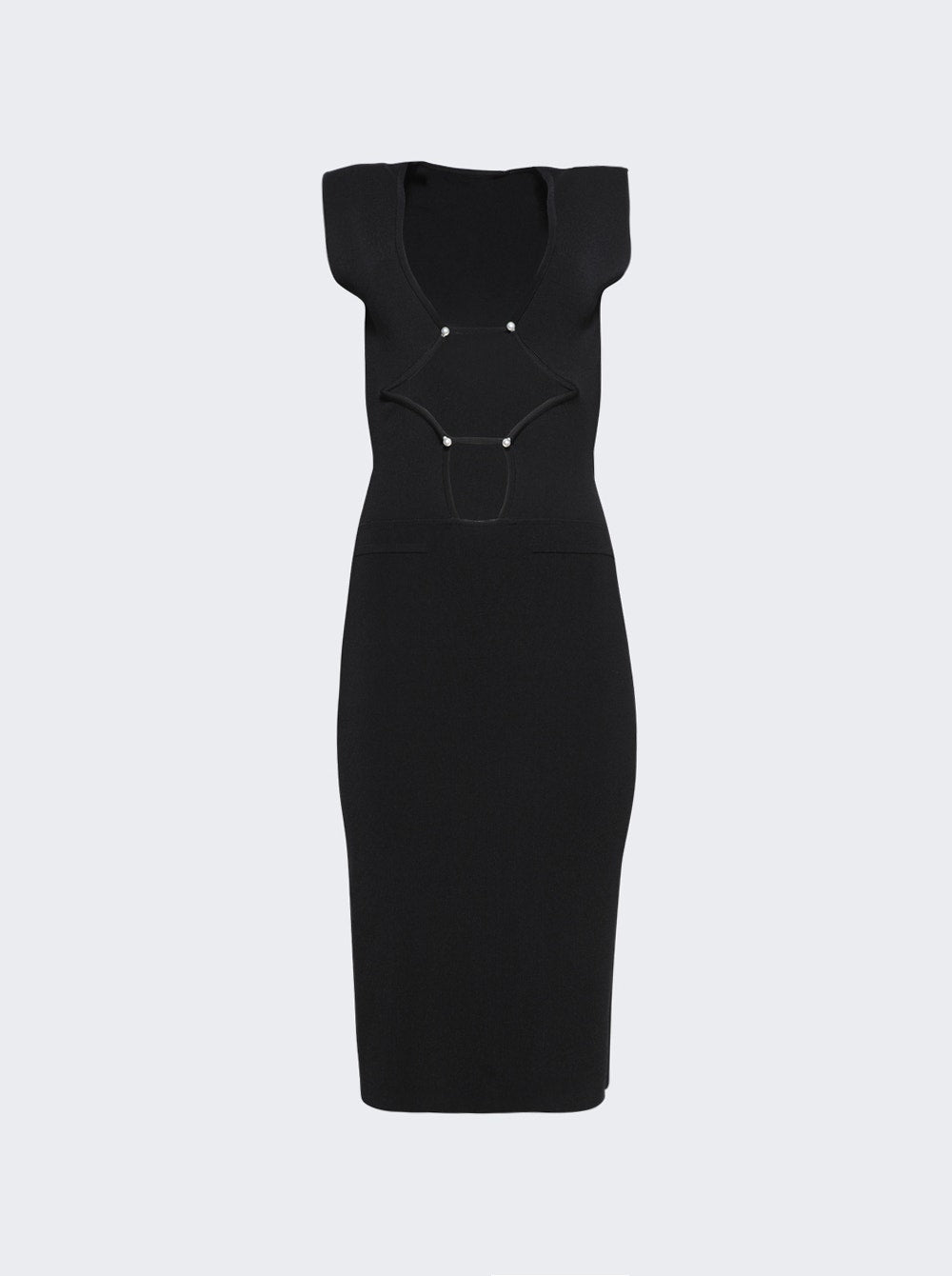 Women | Christopher Esber | Bracket Knit Dress | Black