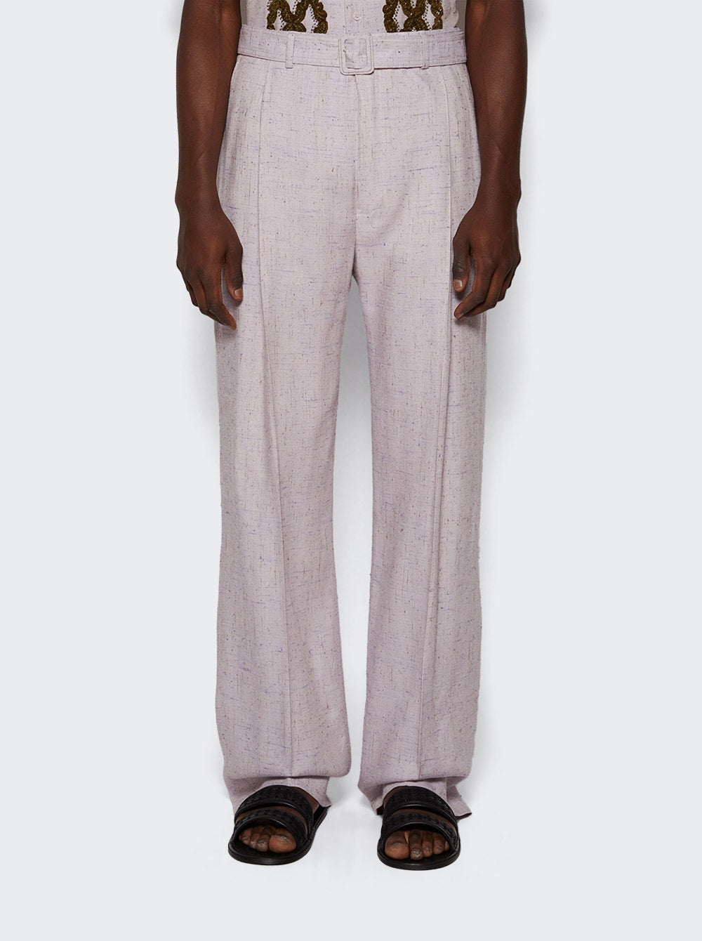 Dries Van Noten | Belted Pants | Lilac