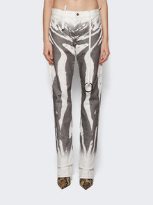 Women | The Attico | Long Pants | Dark Grey & White