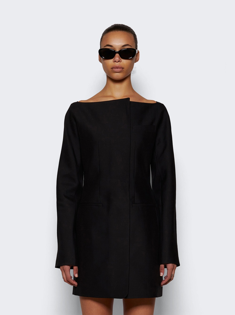 Women | Jacquemus | La Robe Spalla Mini Dress | Black