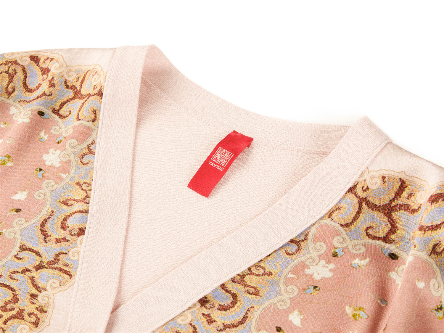 Mulberry Silk Wool Knit Sweater | Pink