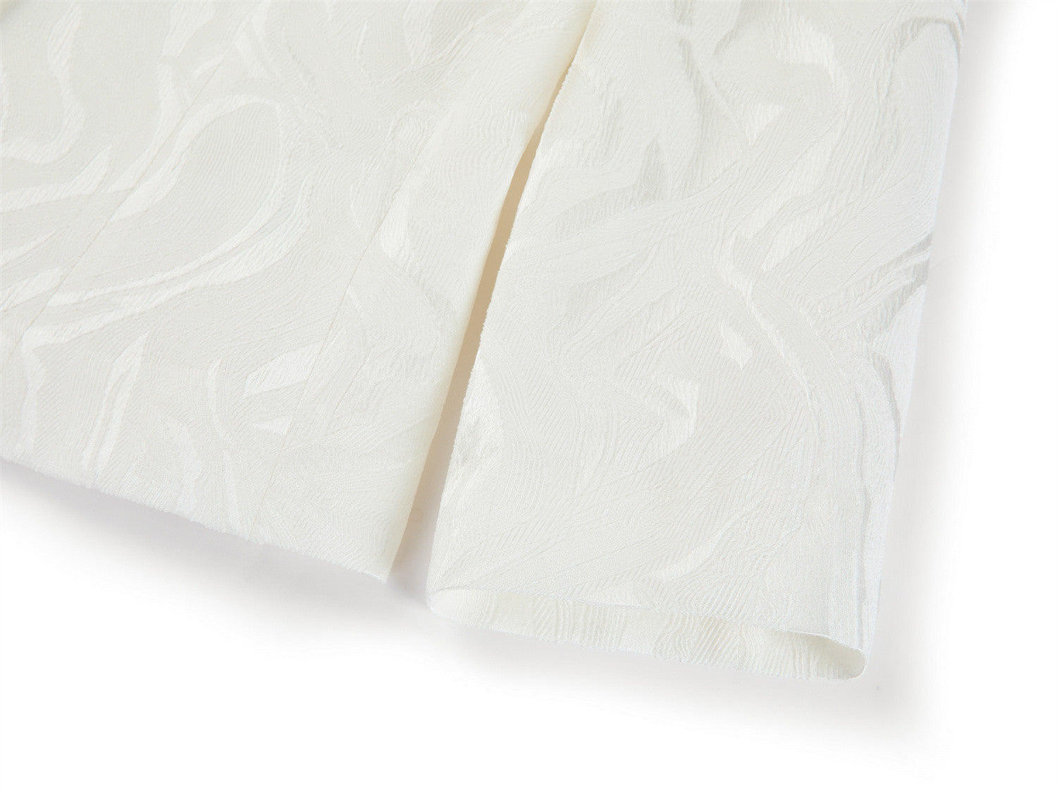 Mulberry Silk Blazer | White