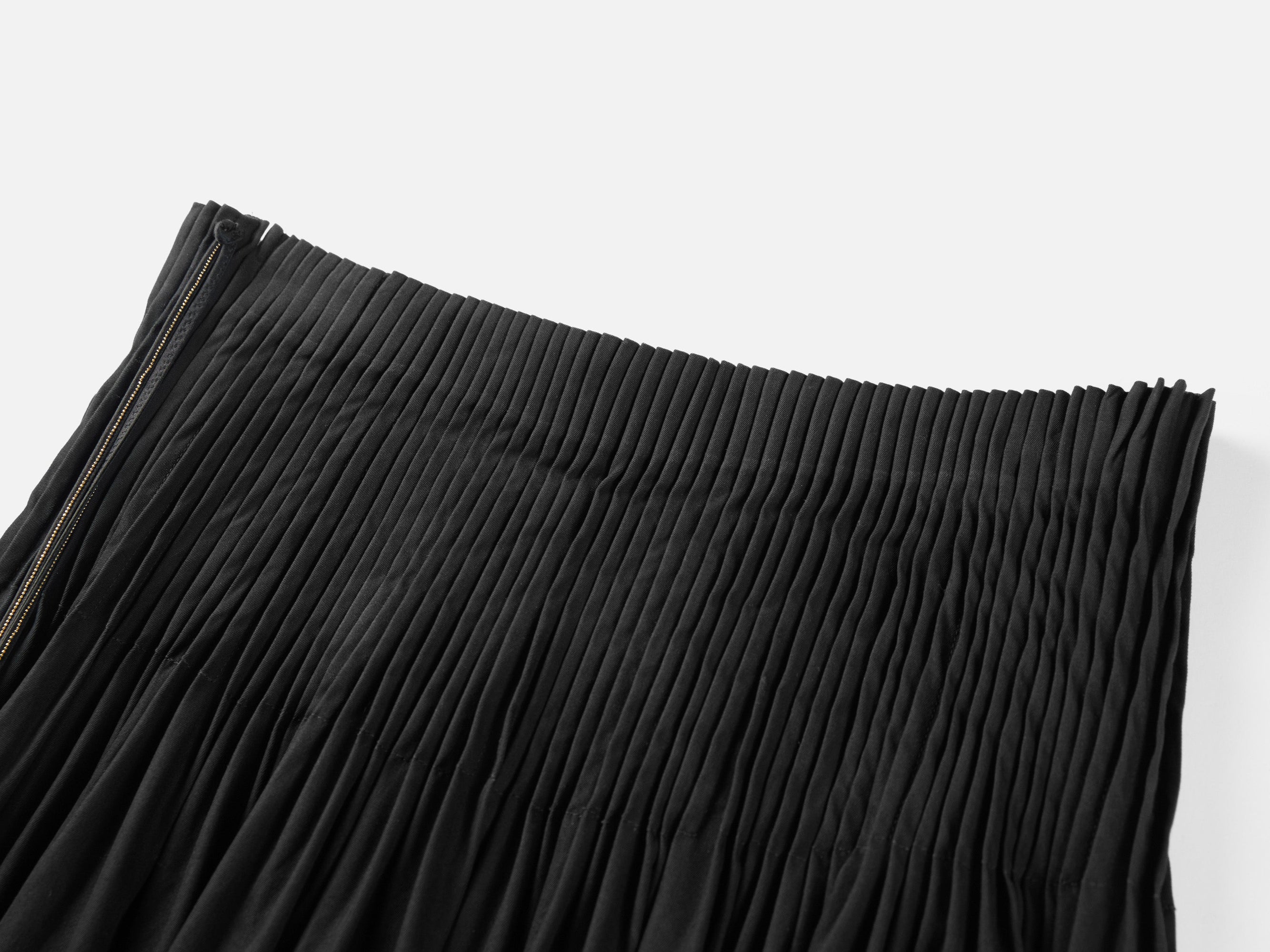 Cotton A Skirt | Black
