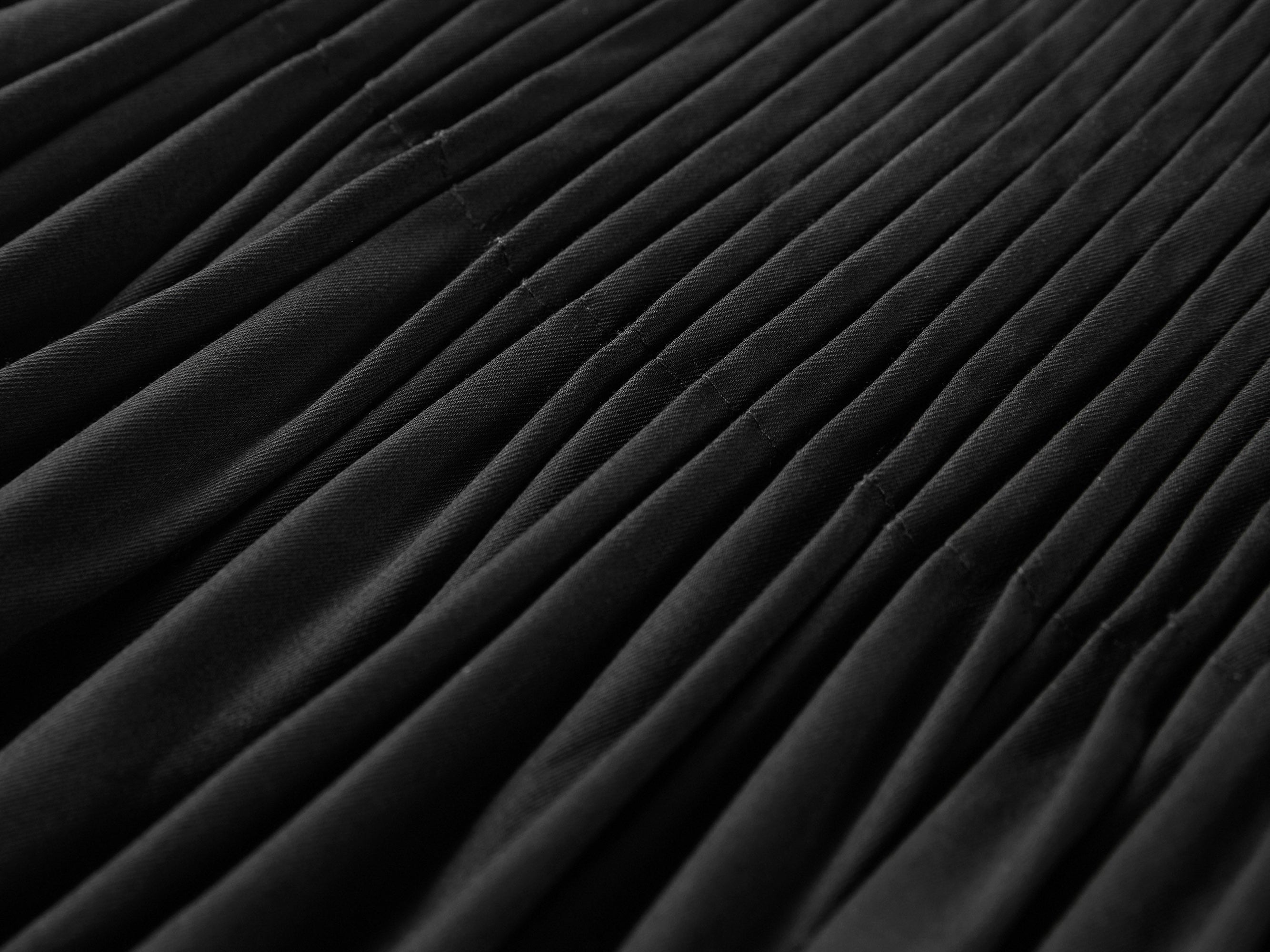Cotton A Skirt | Black