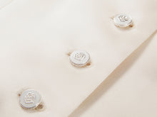 Button Knit Vest | Cream