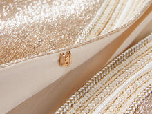 Champagne Metallic Open-Front Jacket | Golden
