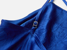 Acetate Slip Dress | Blue