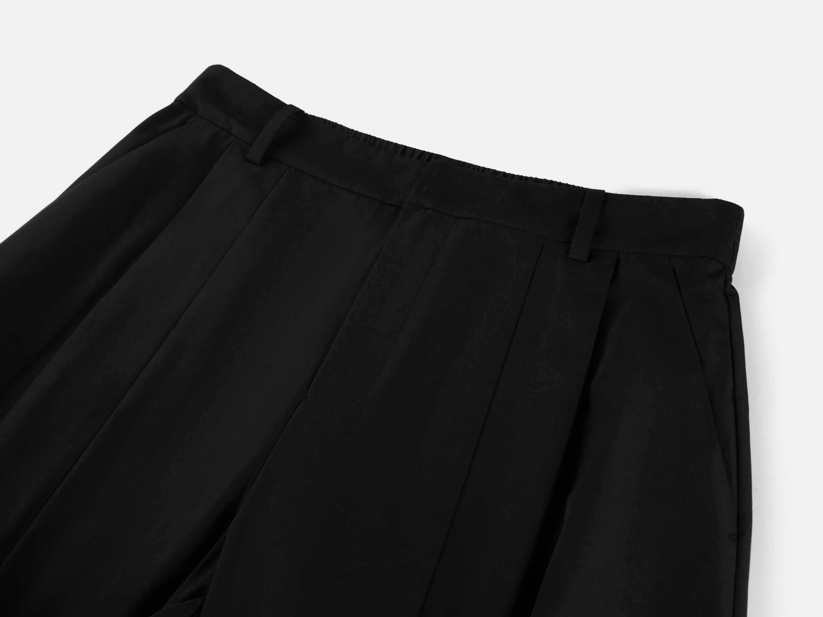 Casual Parachute Pants | Black