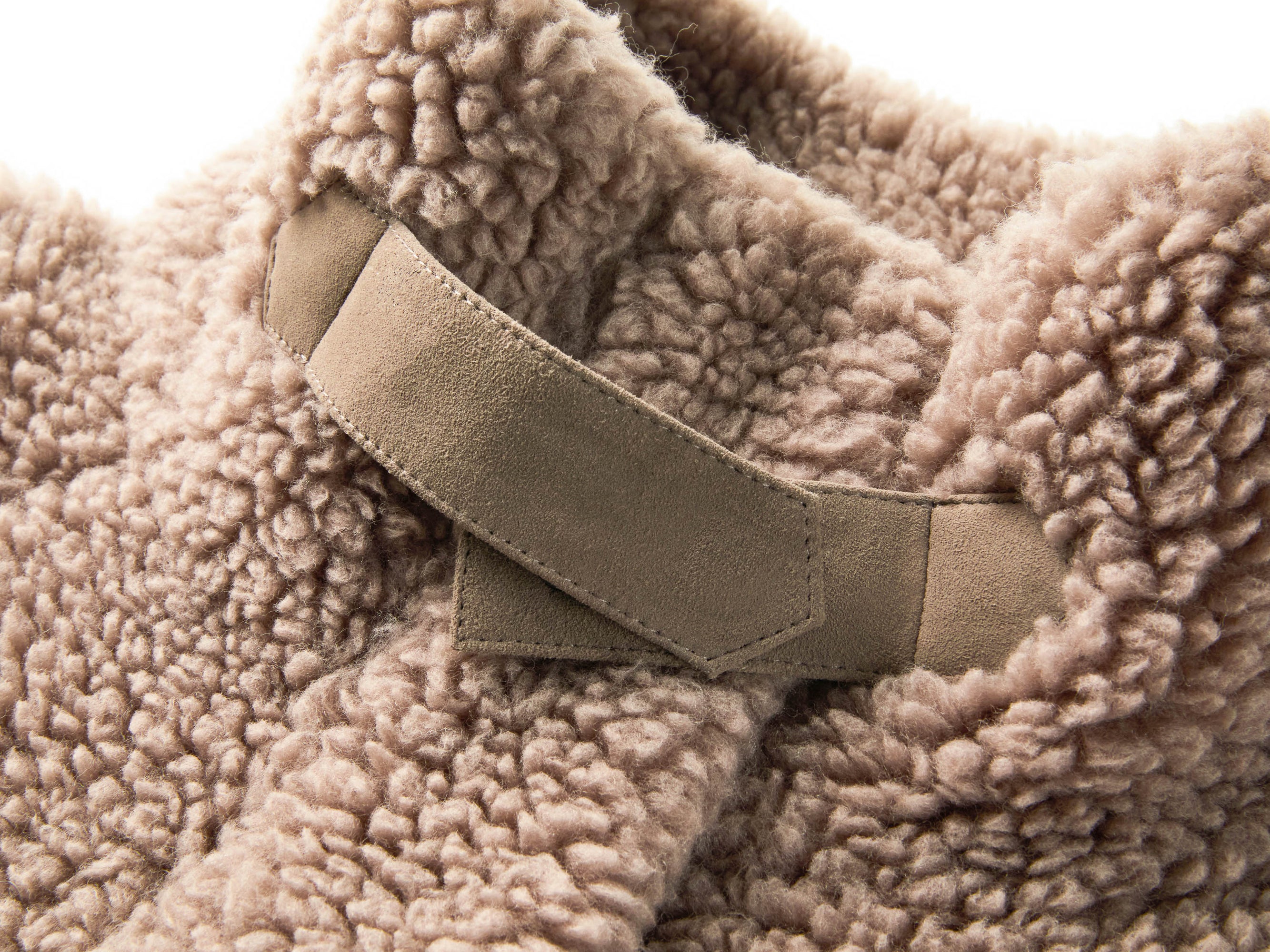 Wool Stand Collar Elegant Coat | Taupe