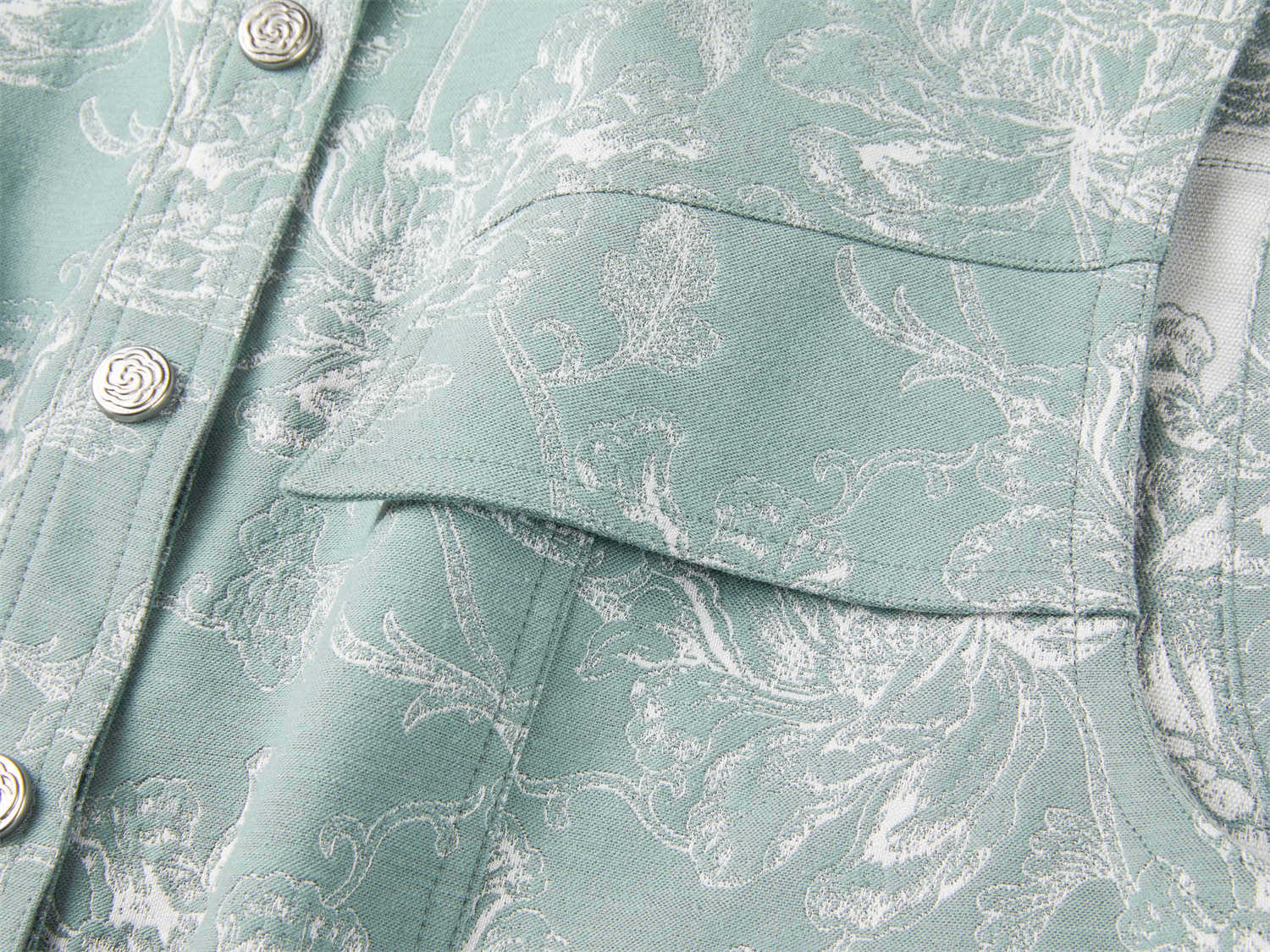 Jacquard Vest | Green