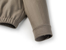 Wool Mulberry Silk Casual Coat | Brown