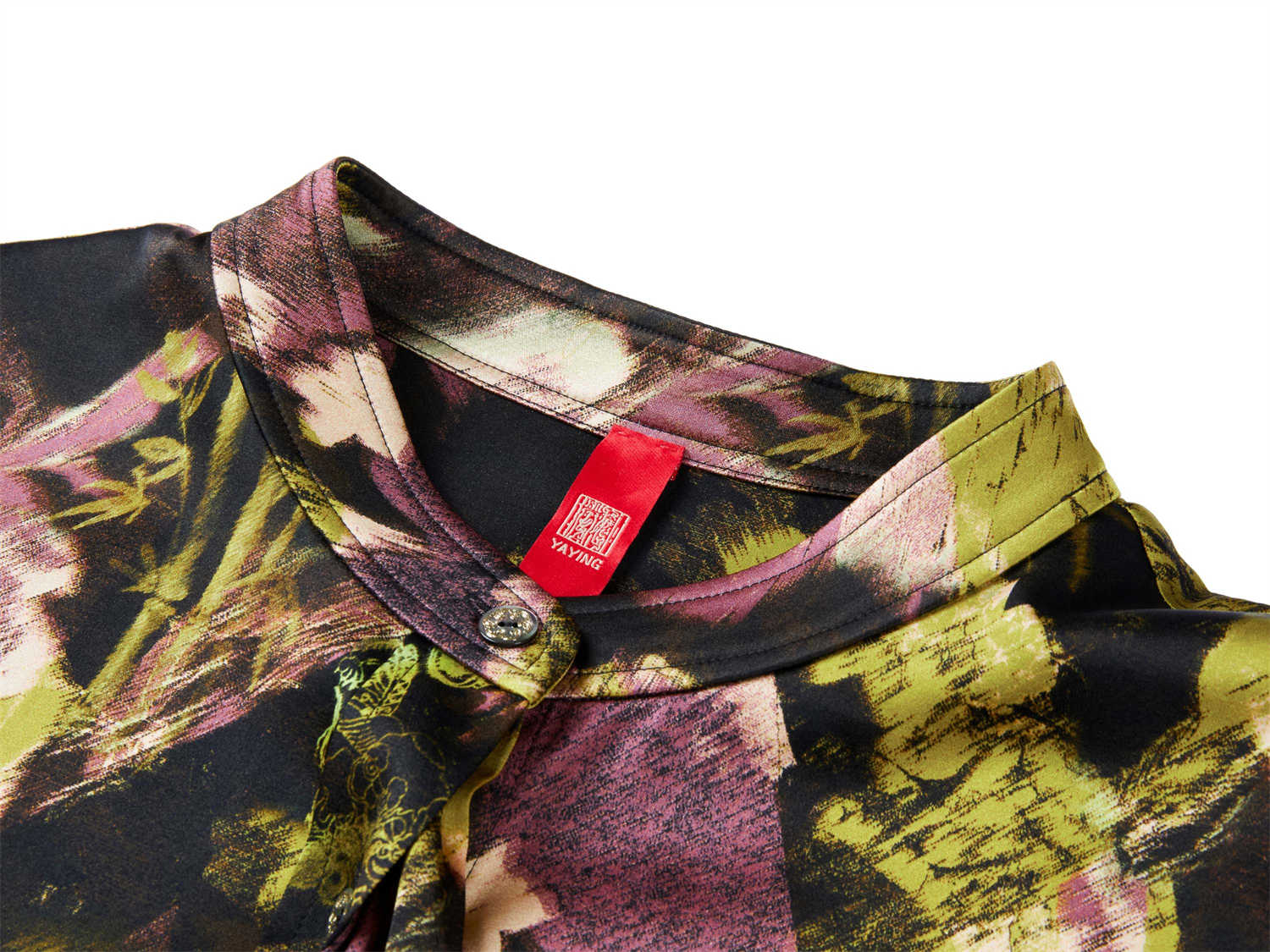 Silk Floral Shirt | Black