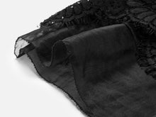 Lace Straight Skirt | Black