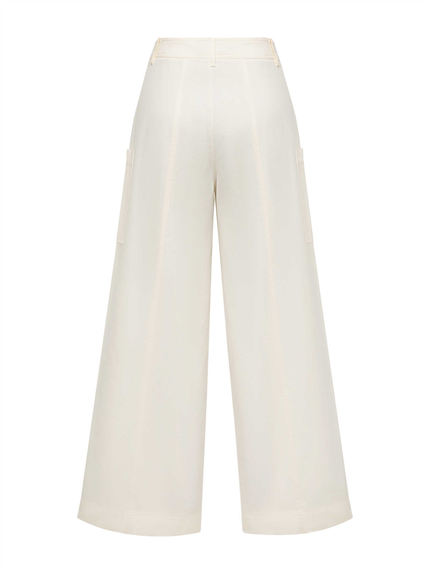Simple-designed Straight Pants | Beige